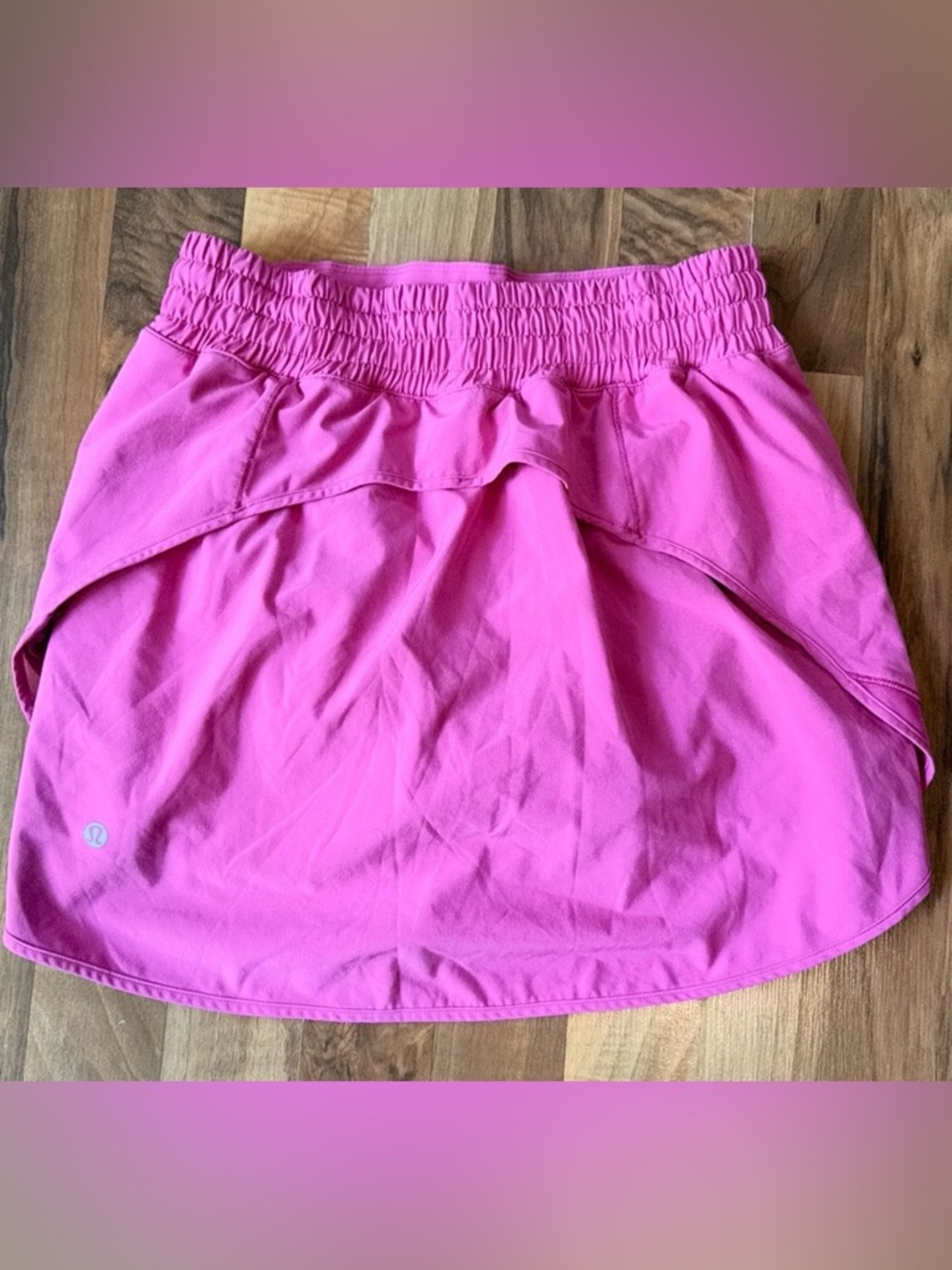 Lululemon Women’s Size 6 Hotty Hot High-Rise HR Skirt Sonic Pink Lined Athletic